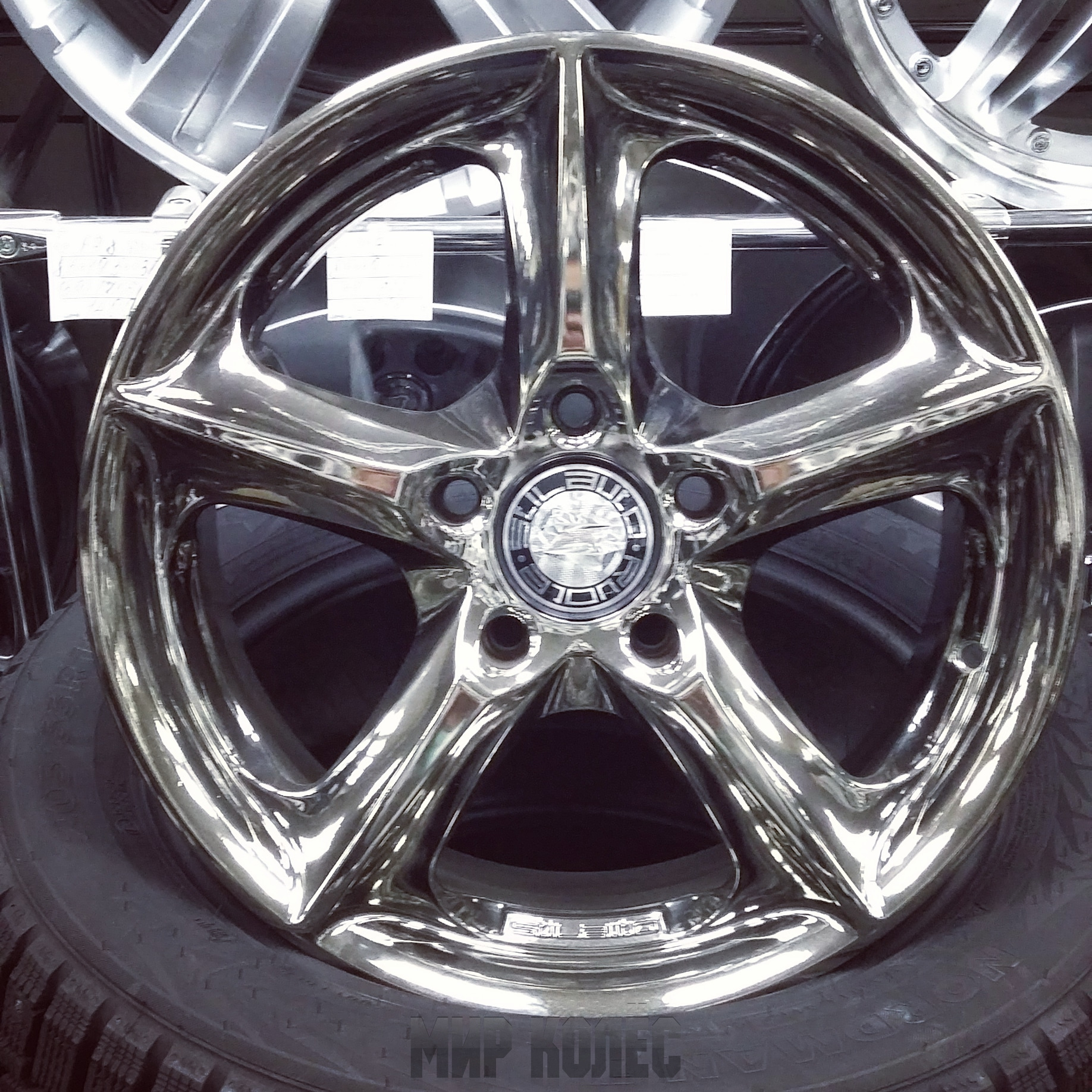 StilAuto SR1000 7.5x17  5x108 ET42 Chrome-dark
