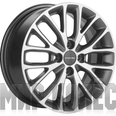 KHOMEN KHW1506 6xR15 4x100 ET40 CB60.1 GRAY FP