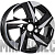 KDW KD1520 6xR15 4x100 ET46 CB54.1 Black Front Polished